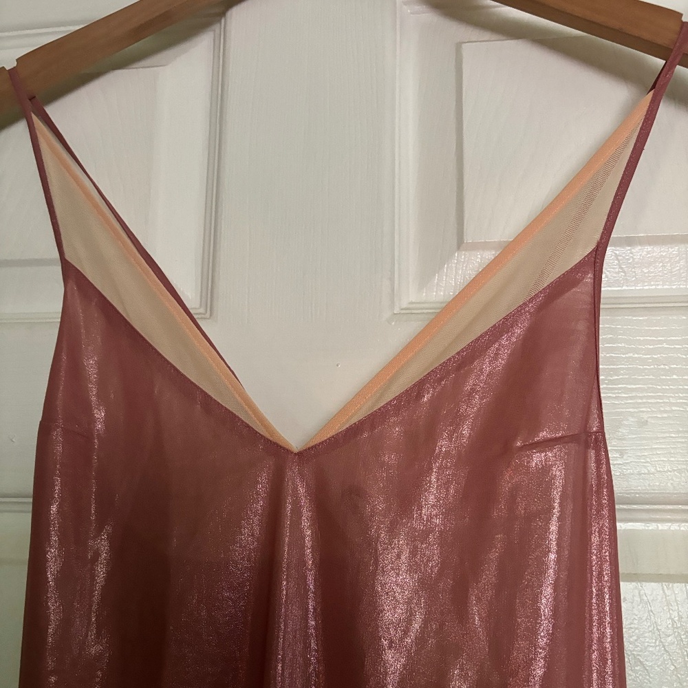 Metallic Pink Dress